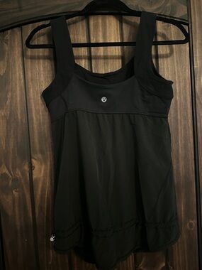 Lululemon Black Athletic Tank Top